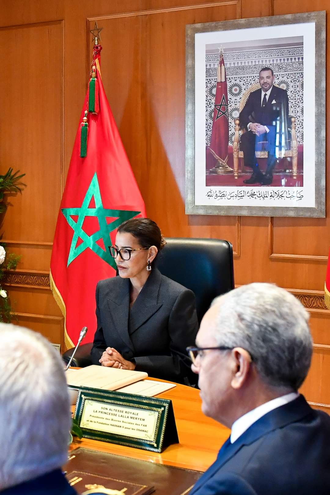 صاحبة السمو الملكي الأميرة للا مريم تترأس اجتماعي مجلسي إدارة المصالح الاجتماعية للقوات المسلحة الملكية ومؤسسة الحسن الثاني للأعمال الاجتماعية لقدماء العسكريين وقدماء المحاربي