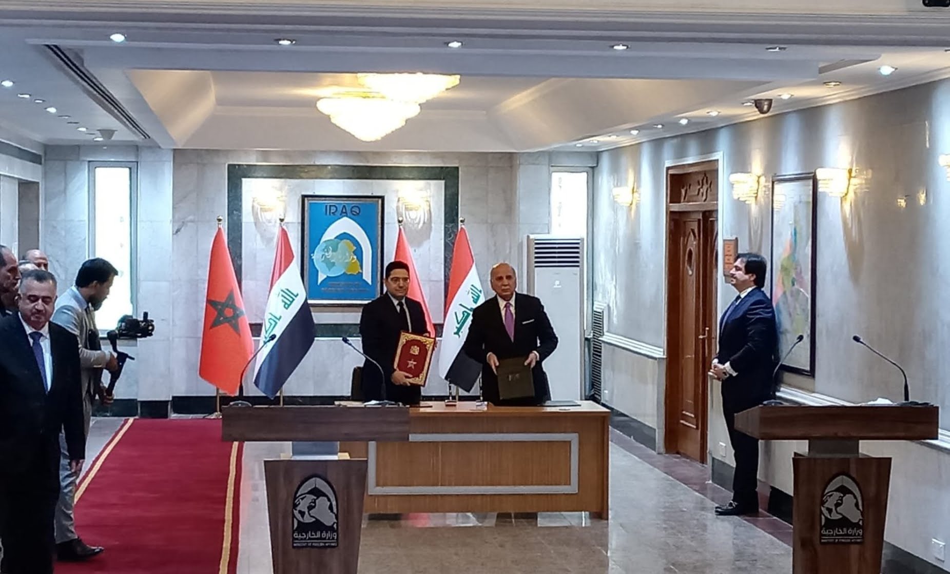 على هامش زيارة بوريطة إلى بغداد… المغرب يرفع الحجز عن الأموال العراقية