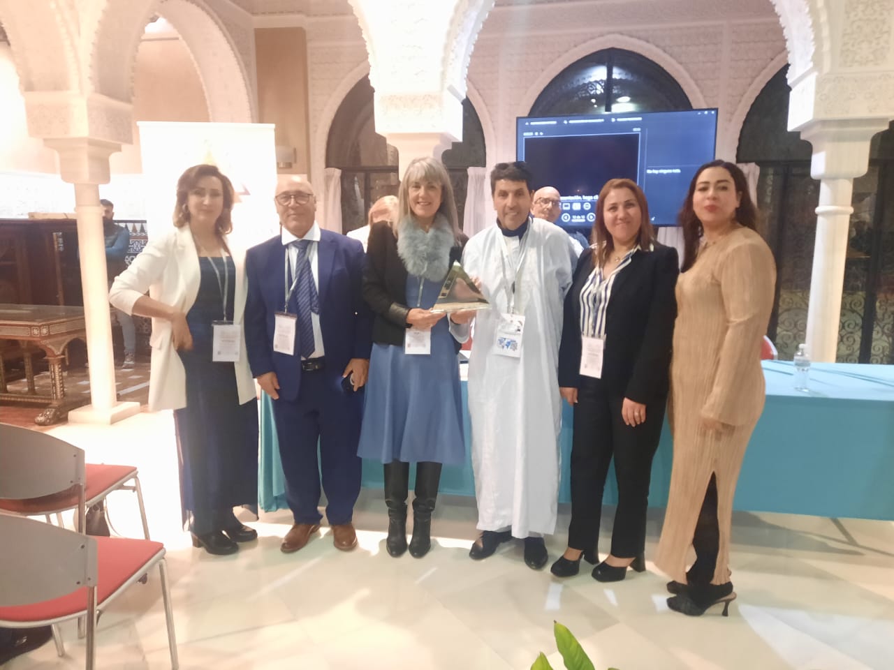 التميز بتنظيم و تأطير  من  الاستادة ايمان العاقل رئيسة الجمعية الإنسانية للاندماج وتكافؤ الفرص .