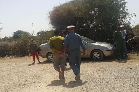 درك تيغسالين يوقف مروج مخدرات ويحجز كميات هامة من الشيرا والكيف