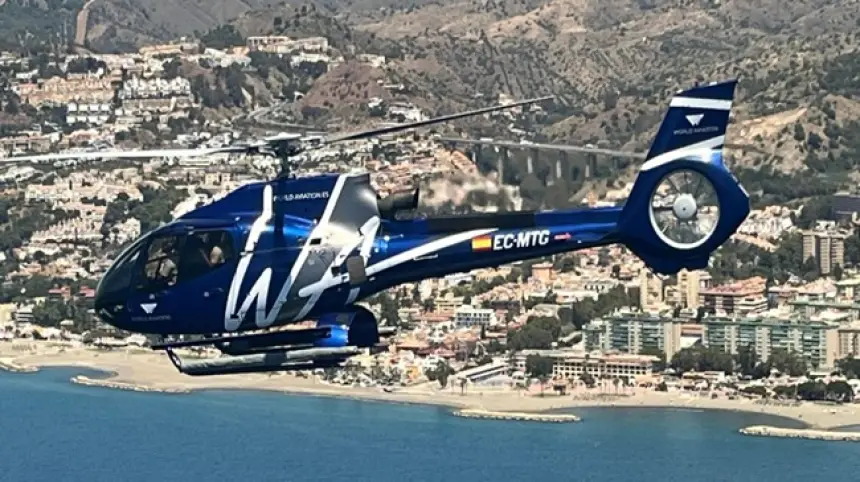 خط جوي جديد يربط شمال المغرب بمدينة مالقة الإسبانية عبر مروحيات فاخرة وبأسعار استثنائية