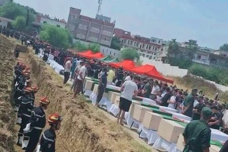 الجزائر … استمرار 64 حريقا في 10 ولايات وجيجل الأكثر تضررا