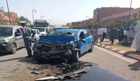 توقيف ثلاثيني سرق سيارة أجرة وتسبب في حوادث سير خطيرة بين قلعة السراغنة وبني ملال