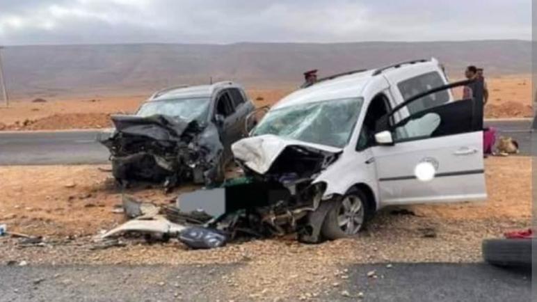 اصطدام قوي بين سيارة لنقل الأموال وسيارة خفيفة يخلف 4 قتلى قرب الرشيدية