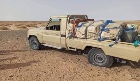 الدرك الملكي بسيدي إفني يُحبط محاولة تهريب دولي للمخدرات ويحجز طنًا من الشيرا بالأخصاص