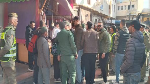 سلطات سطات تشن حملة ضد احتلال الملك العمومي بالمدينة