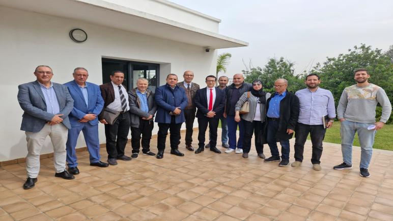 لقاء تواصلي بين المكتب الجهوي للمنظمة المغربية للحريات وحقوق الإنسان والشركة الجهوية متخصصة الخدمات الدارالبيضاء _ سطات
