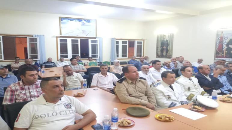 مراسيم حفل الإستماع للخطاب الملكي السامي بمدينة البهاليل بمناسبة الذكرى السادسة والعشرين لعيد العرش المجيد