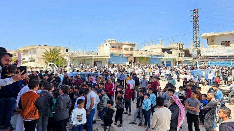 احتجاجات في مدن وبلدات سورية تنديدا بالهجمات الإسرائيلية