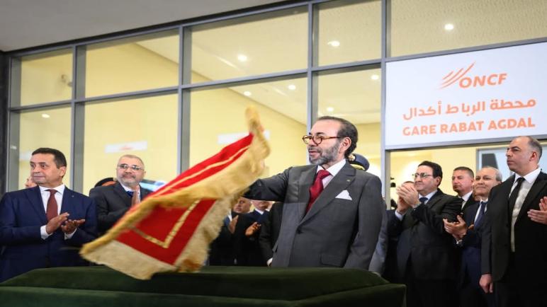 جلالة الملك يُعطي بالرباط انطلاقة أشغال إنجاز الخط السككي فائق السرعة LGV الرابط بين القنيطرة ومراكش