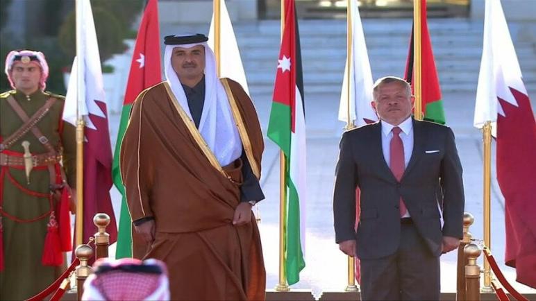 الأردن في استقبال أمير قطر غدا الأربعاء