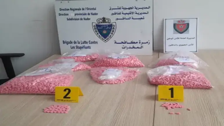 ميناء بني أنصار.. إحباط محاولة تهريب نحو 14 ألف قرص مهلوس قادم من أوروبا