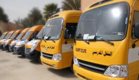 درك السوالم الطريفية يوقف حافلة مدرسية يقودها قاصر